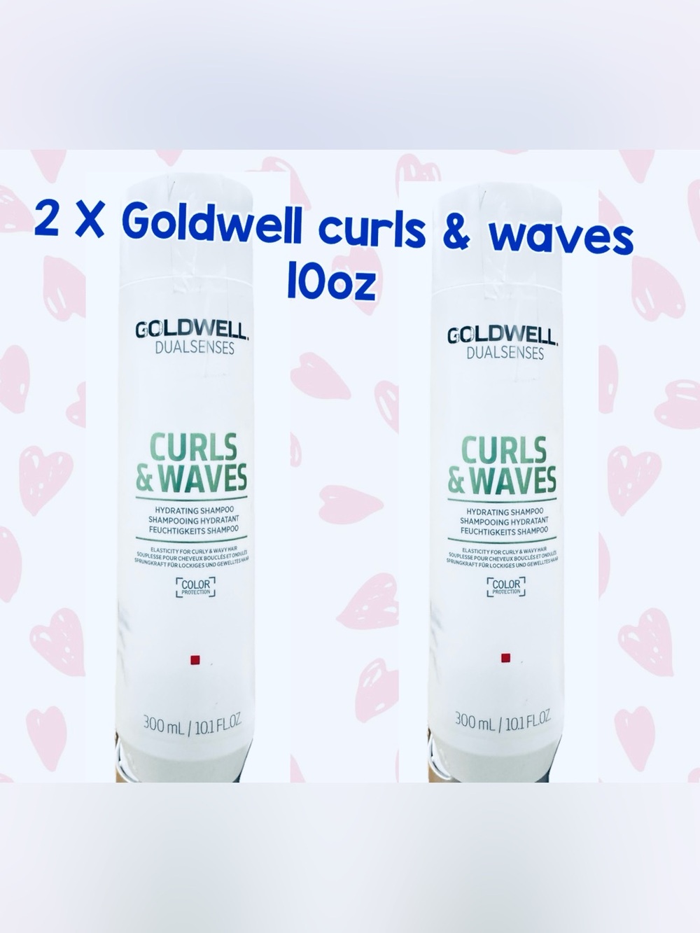 Goldwell Dualsenses Curls & Waves Hydrating Shampoo - White/Green 2/lot
